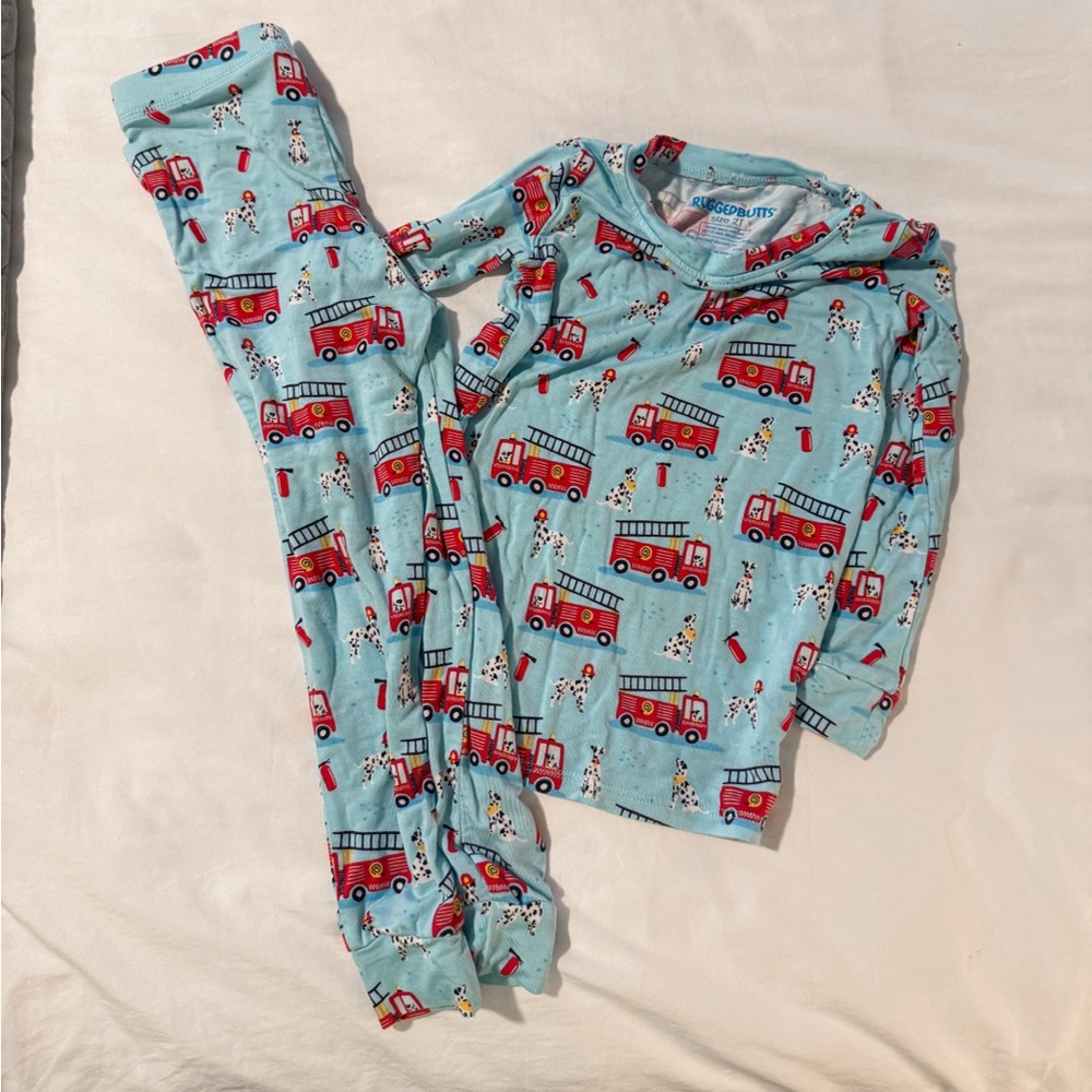 RuggedButts Paws To The Rescue 2 Piece Pajama Set